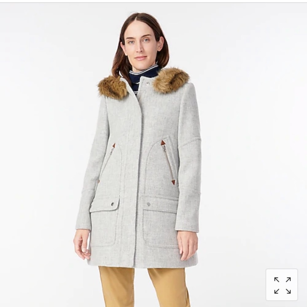 JCrew Chateau parka in Italian stadium-cloth wool